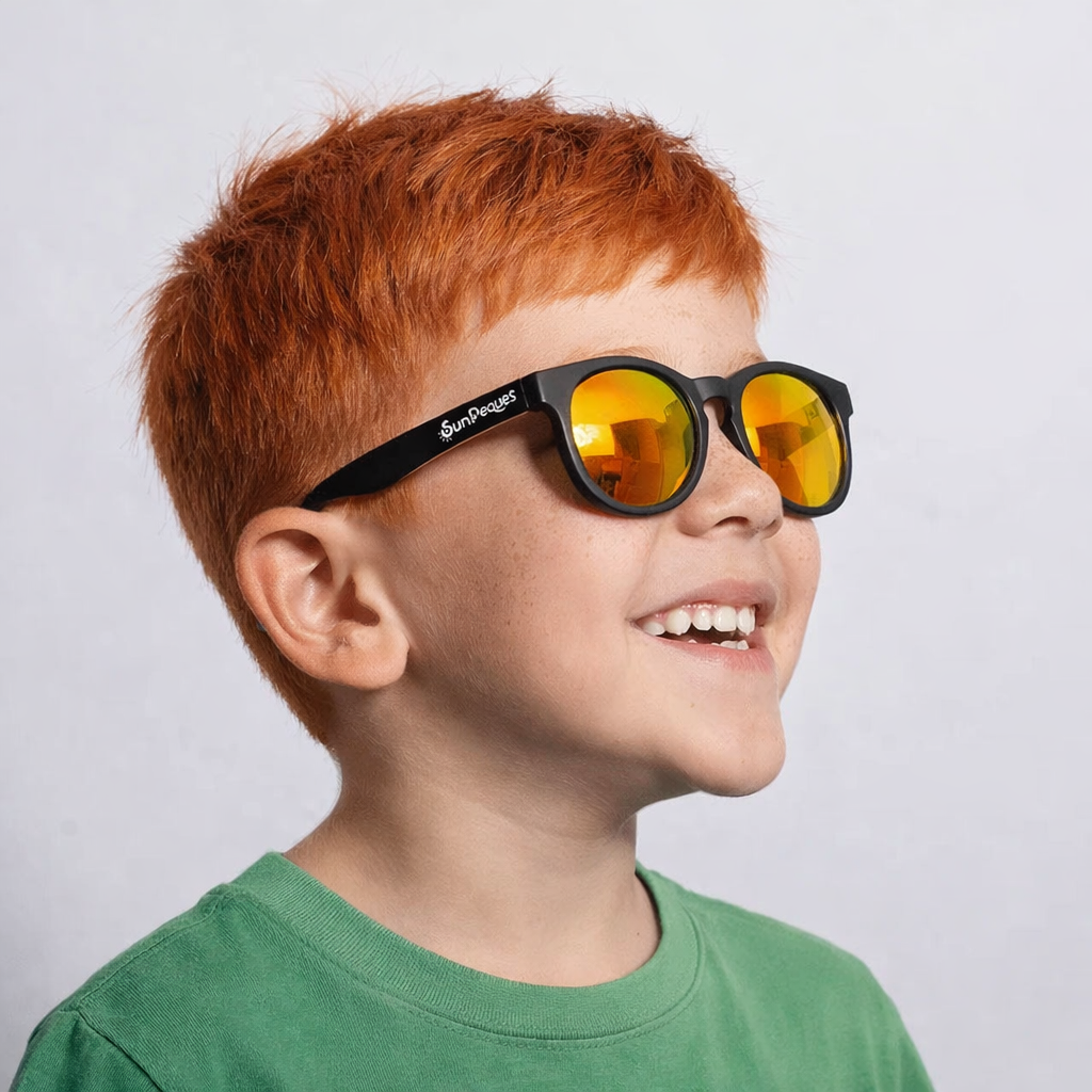 Lentes de Sol Flexibles para Niños - SunPeques Redondo